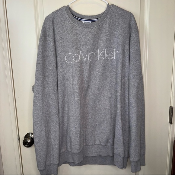 Calvin Klein Sweatshirt Men’s gray Embroidered Logo - Picture 4 of 12